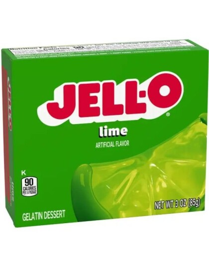 Jell O Lime   Gelé Dessert   85 g USA Import