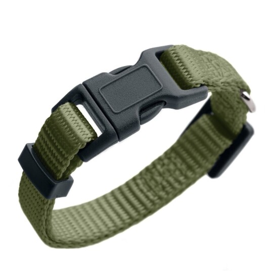 Hunter Halsbånd London Olivengrønn Vario Basic Str.S: 24-36 cm Halsomfang B 10 Mm