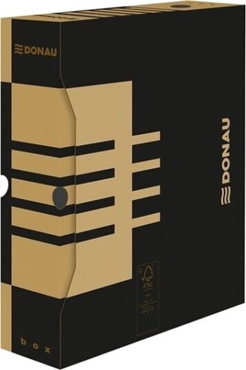 Donau Arkivboks 80Mm 80X340x297mm Donau Brun Papp