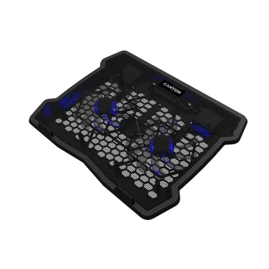 CANYON Notebook-Kühler bis 15.6" 2 Lüfter LED Backlight schw retail