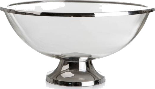 Madame Bolle Royal glass/sølv på stett H:15 B:30 D:30