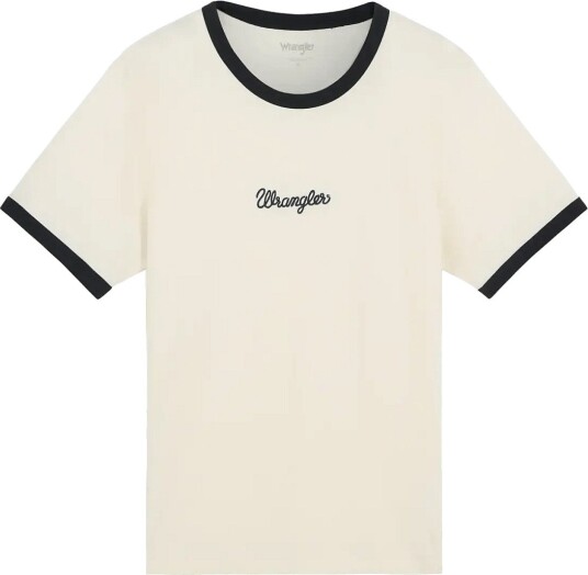 Wrangler Ringer Tee ANTIQUE WHITE L