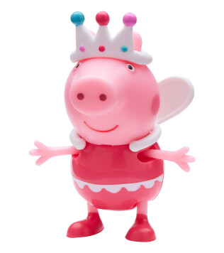 Peppa Gris Dress & Play Prinsesse Figur Pakk med Assorterte Figurer