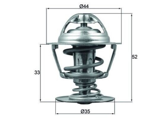 Termostat MAHLE ORIGINAL TX 173 88D