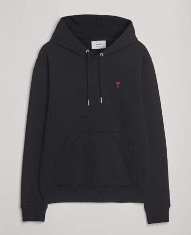 AMI Heart Logo Hoodie Black AMI Heart Logo Hoodie Black