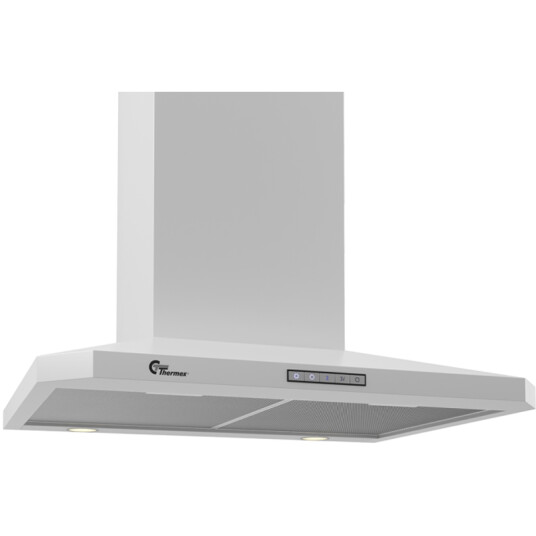 Thermex Decor 787 Vegghengt Kjøkkenvifte 60 cm Hvit Uten Motor med Belysning
