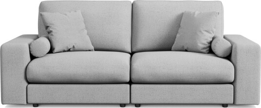 Arken Lyx 3 seter Dyp Sofa i stoff Lysegrå