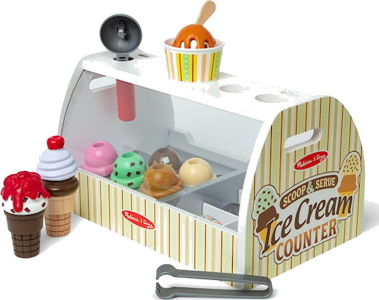 Melissa & Doug Lekesett Iskremkiosk Tre