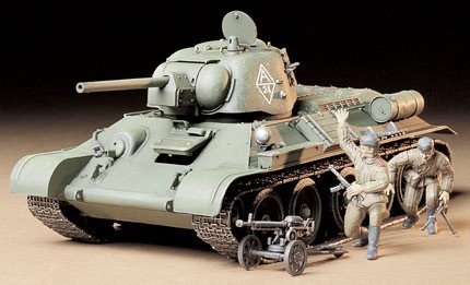 Tamiya 1/35 Russian T34/76 Tank ChTZ Version 1943 Production
