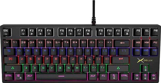 Delux KM13UM Mekanisk Gamingtastatur med Røde Switches
