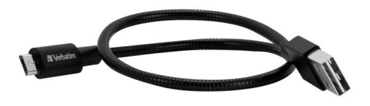 Verbatim USB Micro-USB Kabel 1 m - Svart