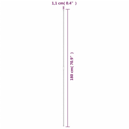 vidaXL Hageplanteplugger 30 stk grønn 180 cm stål vidaXL Hageplanteplugger 30 stk grønn 180 cm stål
