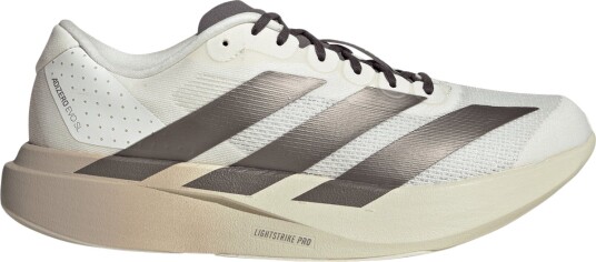 Adidas Men"s Adizero Evo SL Off White/Aurora Coffee Metal/Matte Silver 43 ⅓