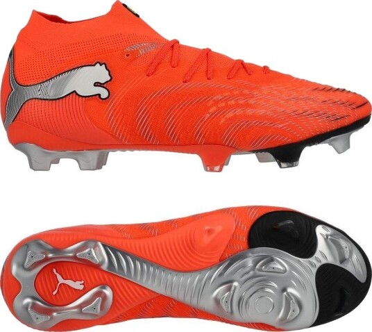 PUMA Future 9 Ultimate FG Unleashed rød/PUMA White/PUMA Svart/PUMA Sølv Kvinner Gress (FG) størrelse 37