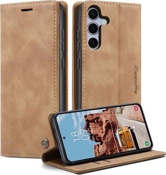Samsung Galaxy S26 FE Caseme 013 Series Lommebok-deksel - Brun