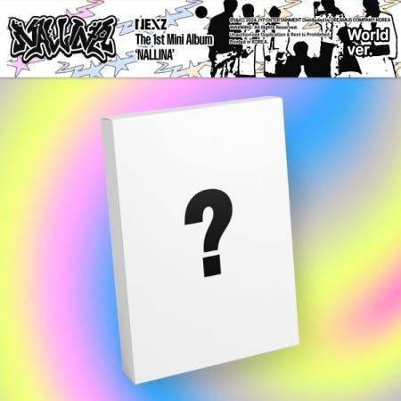 NEXZ  Nallina  World Version  incl. Photocard, Scrapbook, Folded Poster, Polaroid Picture, Portrait Shot, Nalli Notepad + Sticker Pack  CD
