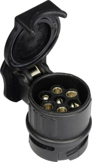 Hp Tilhengeradapter 28647 7 Pins Kontakt 13 Pins Stikkontakt Plast