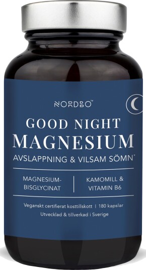 Nordbo Good Night Magnesium 180 stk Nordbo Good Night Magnesium 180 stk