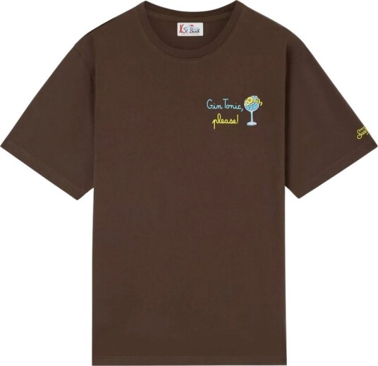 Saint Barth Herre Topper Brun S,