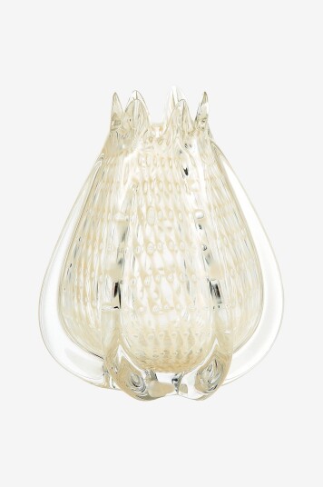 WOOOD Vase Crown Hvit