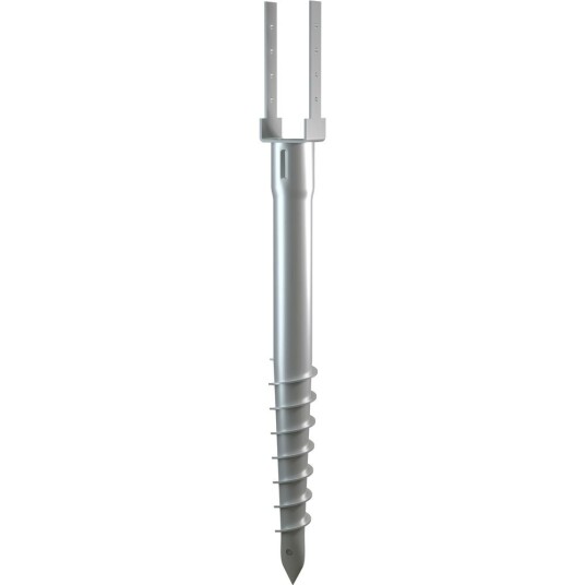 Stavrex Jordskrue 750mm Høy Fast Skure Med 73mm Høy Bjekesko