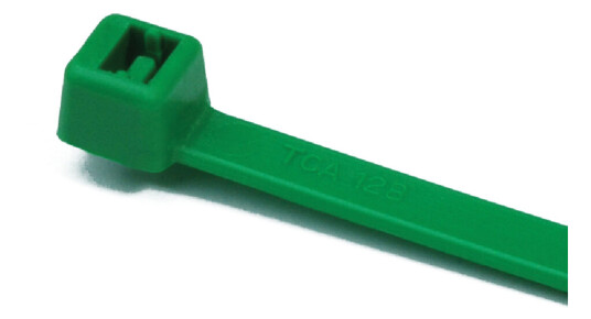 Hellermann Tyton 111 05402 Buntebånd polyamid 100 pakning 390 x 4,6 mm grønn Installasjonsmaterial