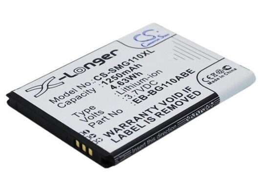 Samsung SM-G110B batteri (1250 mAh 3.7 V) Samsung SM-G110B batteri (1250 mAh 3.7 V)