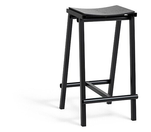 HAY Taburete 8 Bar Stool Low Svart Lampemesteren HAY Taburete 8 Bar Stool Low Svart Lampemesteren