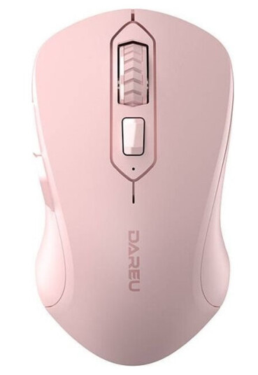 Dareu Lm115g 2.4G 800-1600 Dpi Trådløs Mus  Rosa 