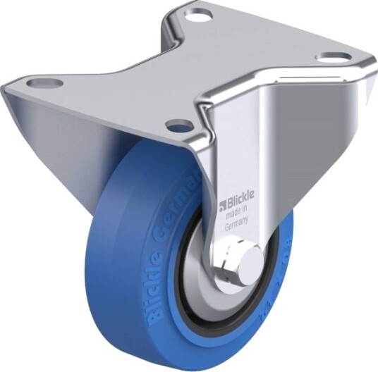 Blickle 749091 B-Poev 80R-Sb-Fa Faste Hjul, Hjuldiameter 80 Mm, Bæreevne (Maks.) 140 Kg, 1 Stk