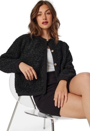 BUBBLEROOM Soft Short Jacket Black S BUBBLEROOM Soft Short Jacket Black S