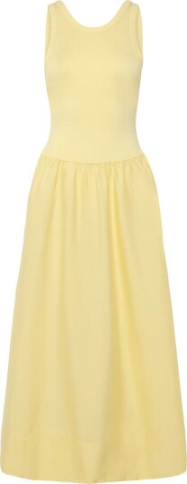 Polo Ralph Lauren Ponte Bodice Sleeveless Dress   T BIRD YELLOW   XS