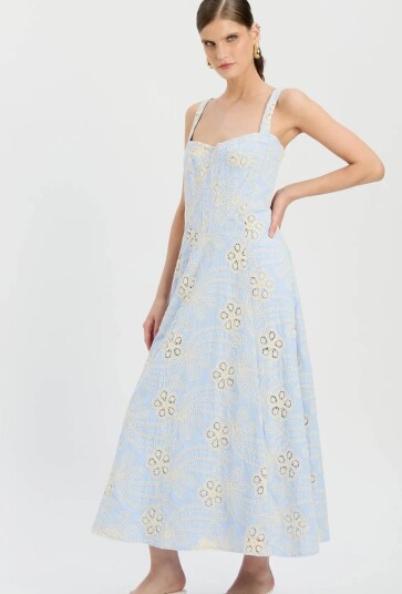 Bardot Lilah Corset Midi Dress   Multi/patterned   XS