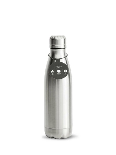 Sagaform Olle Steel Bottle - Silver - 50 cl