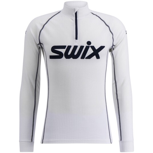 Swix RaceX Classic Half Zip, M's Bright White/Dark Navy L