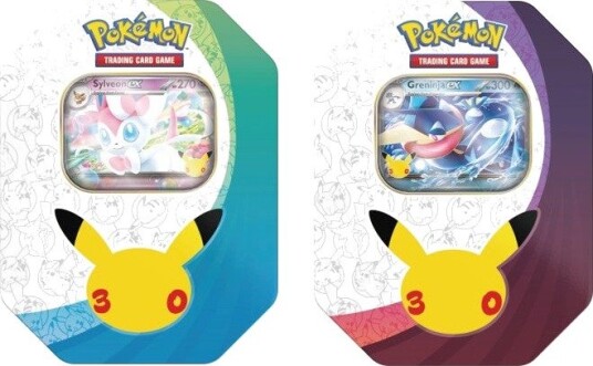 Pokemon 30th Celebration Tin ex