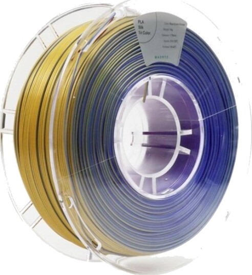 Maertz PLA Silk Filament 1.75 mm 1000 g Blå/Gul/Pink PMMA-1022-003