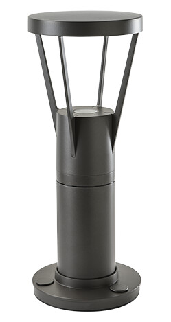 Sg Armaturen As Arco Air utendørs pullert 40 cm 6W Dimbar - Grafitt