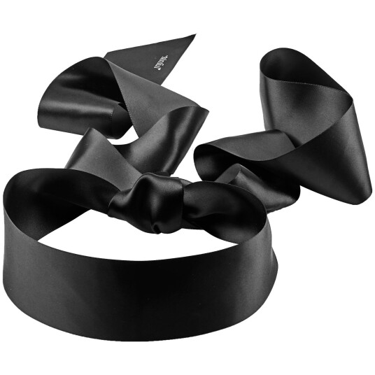 Sinful Deluxe Sateng Blindfold       - Svart