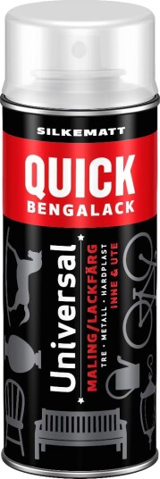 Quick Bengalack Spray Klarlakk Klar Silkematt Quick Bengalack Spray Klarlakk Klar Silkematt