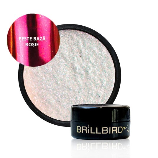 Brillbird Norge Chrome Pigment  Pulver Unicorn Rosa