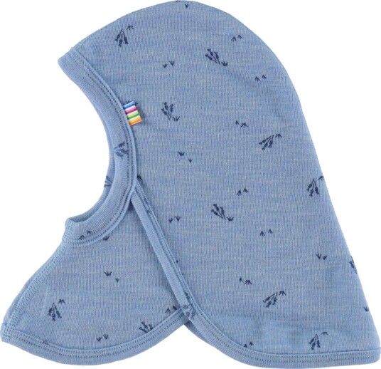 Joha Balaclava 2 lags Ull Blue Melert Joha 45 cm Balaclava dobbel Blå