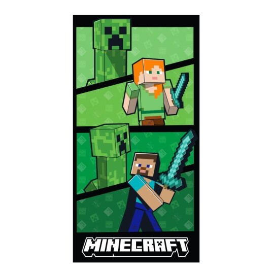 MINECRAFT Strandhåndkle   70 x 140 cMINECRAFT MNC698