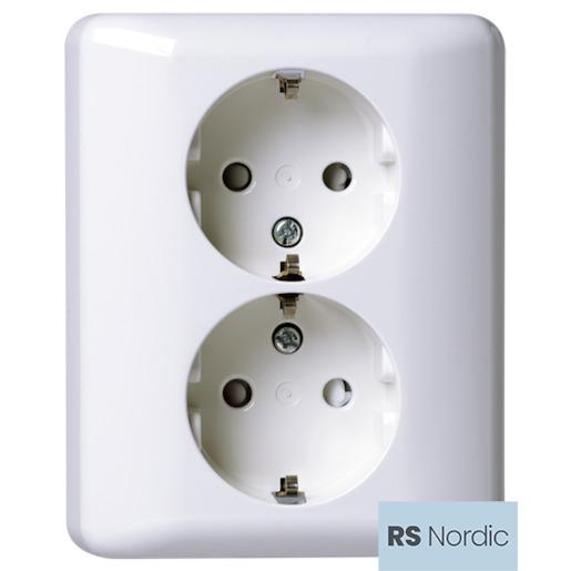 ELKO RS Nordic Prosjektstikk dobbel m/jord RH