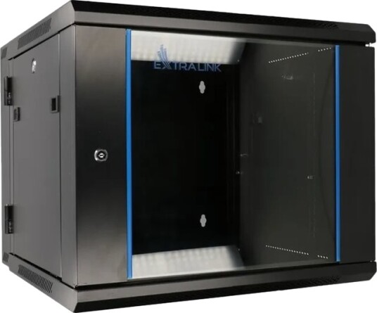 Extralink Azh Rack Skap Swing Type Veggmonterbar Svart 6U 19"