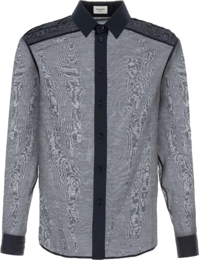 Saint Laurent Herre Skjorter Blå L, Saint Laurent Herre Skjorter Blå L,