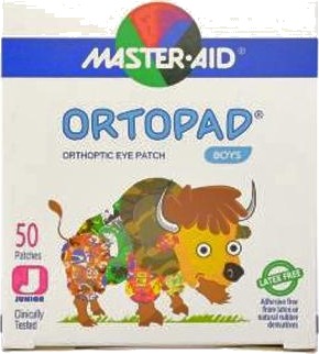 Masteraid Ortopad øyeplaster gutter junior/small 50 stk
