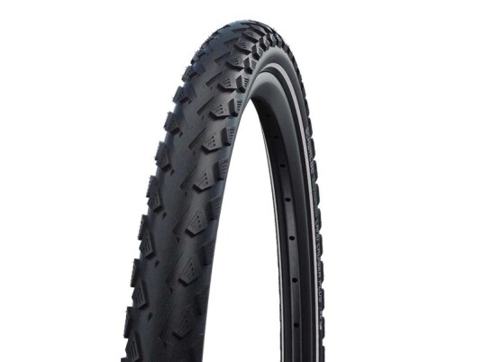 SCHWALBE Land Cruiser Plus Non folding tire (55-622) Black/black, GREEN, PunctureGuard, PSI max:55 PSI, Yes, Weight:1180 g