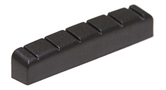 Graph Tech Svart Tusq Xl Lt-6642-10 Nut,Flat,Slot,1 21/32"X1/4",6-Str,10pk