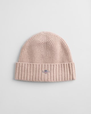 Gant Lue i ullblanding med shield-logo DRY SAND ONESIZE Gant Lue i ullblanding med shield-logo DRY SAND ONESIZE